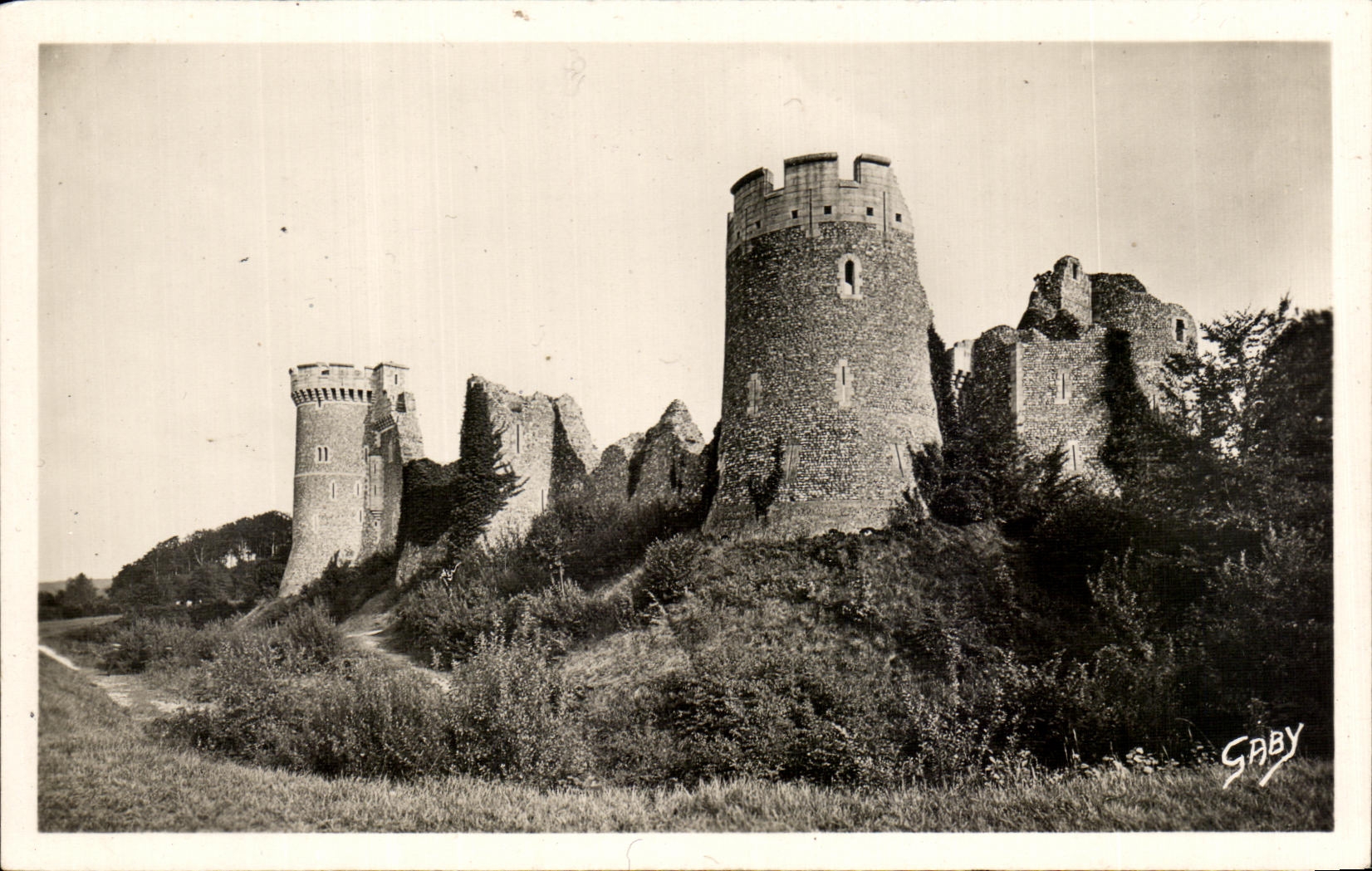 CPA La Bouille Moulineaux Le Chateau Robert