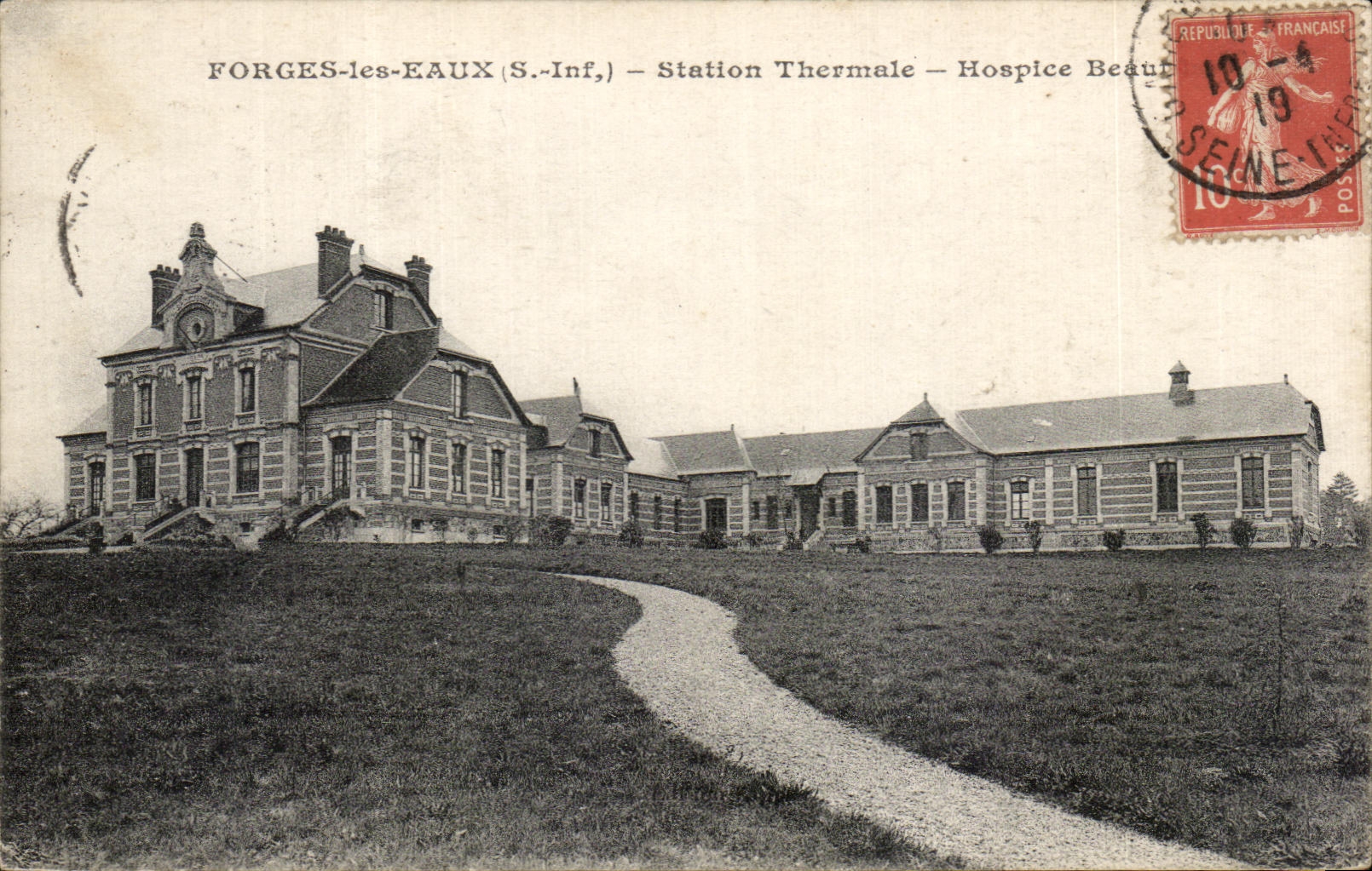 CPA Forges les Eaux Station Thermale Hosplce Beaut
