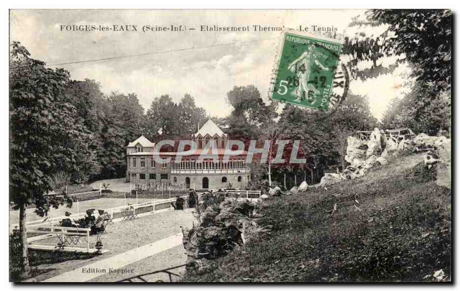 CPA Forges les Eaux Etalissement Therma Le Tennis