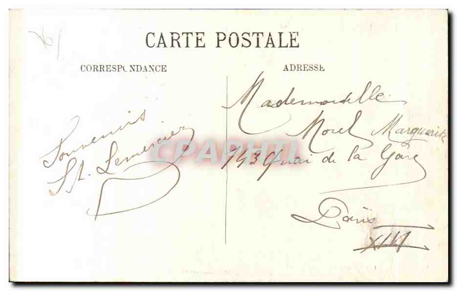CPA Forges les Eaux Etalissement Therma Le Tennis — Rückseite