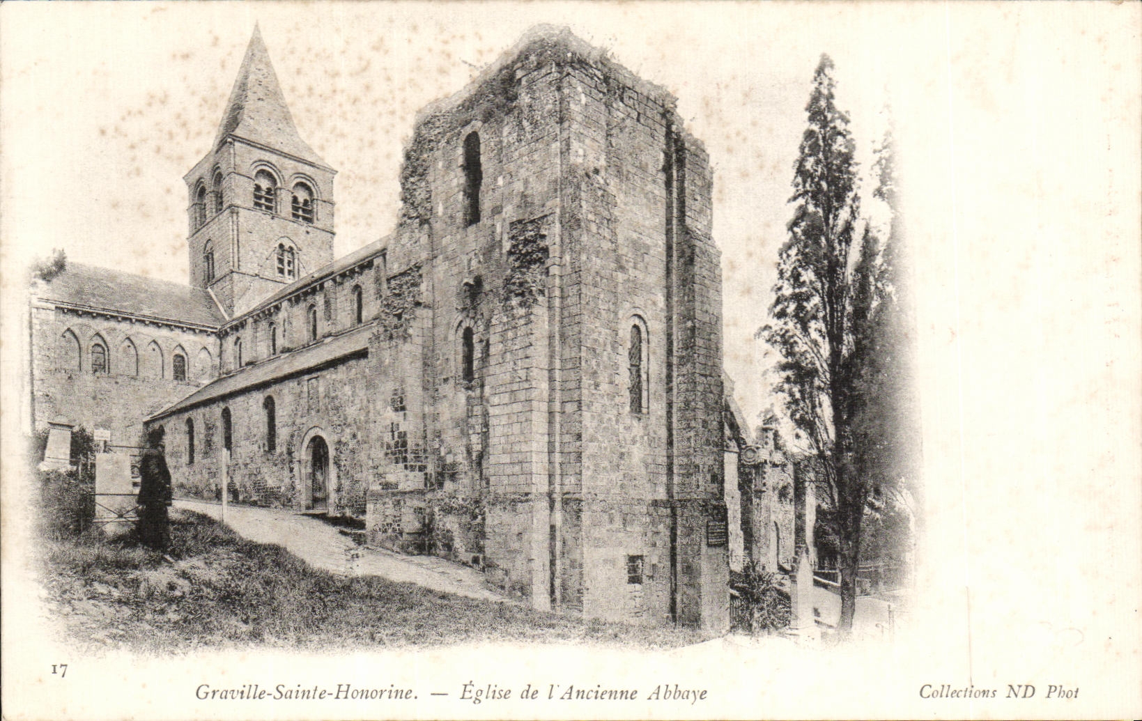 CPA Graville Sainte Honorine Eglise de l Ancienne Abbaye
