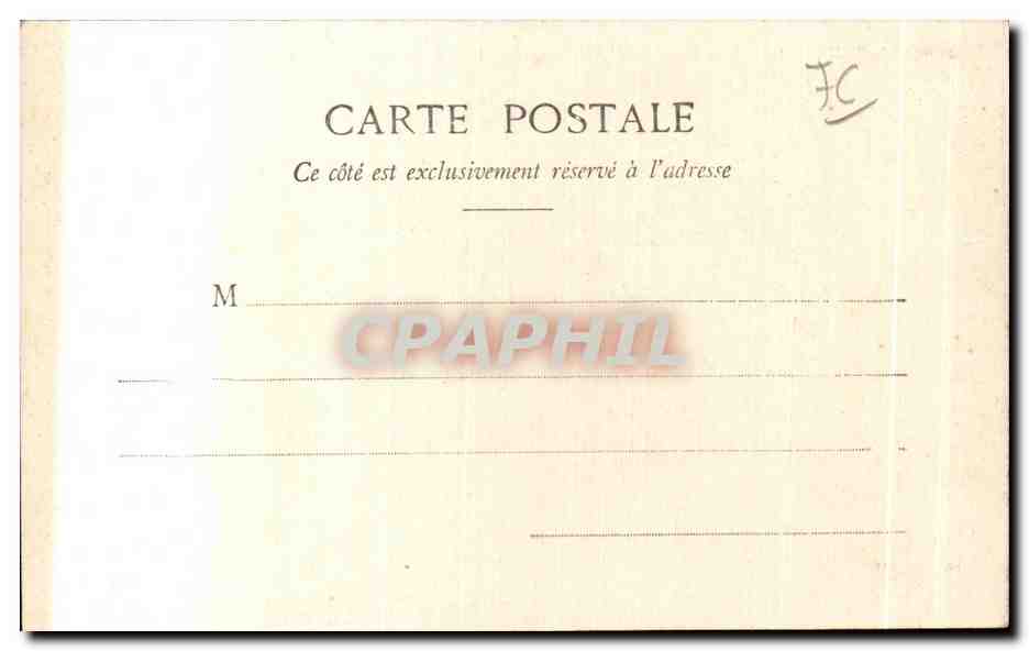 CPA Forges les Eaux Decoration Louis XV de la Salle des Fetes du Palais d Ete — Rückseite