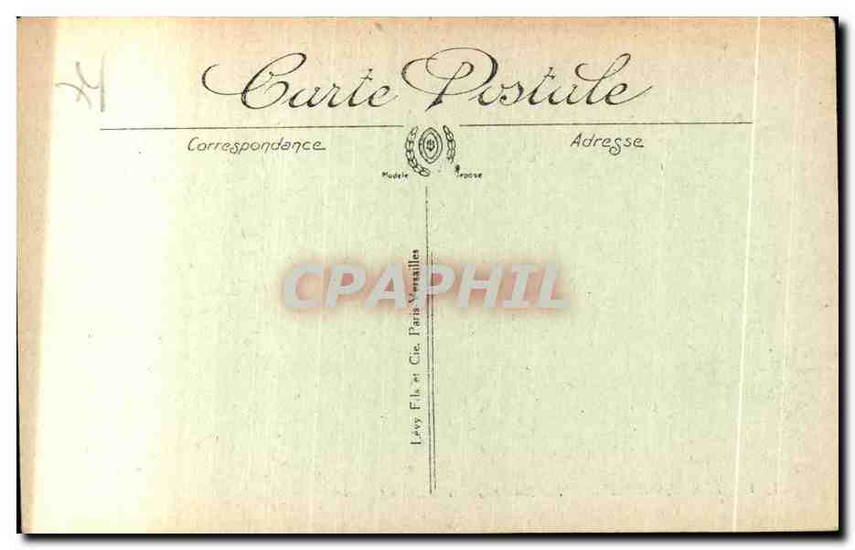 CPA Veules Les Roses Les Ruines The Ruins Christ — Rückseite