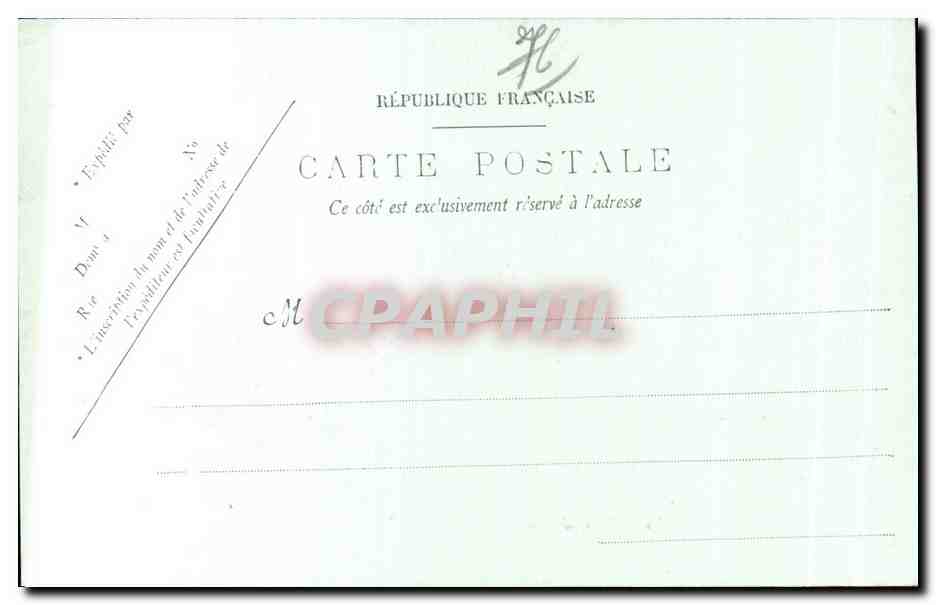 CPA Le Havre Notre Dame des Flots et la Ville — Verso