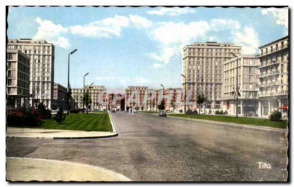 CPA Le Havre Boulevard Foch la Porte Oceane