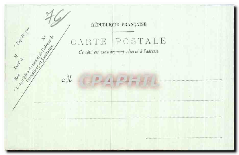 CPA Le Havre Perspective du Graud Quai Bateau — Rückseite