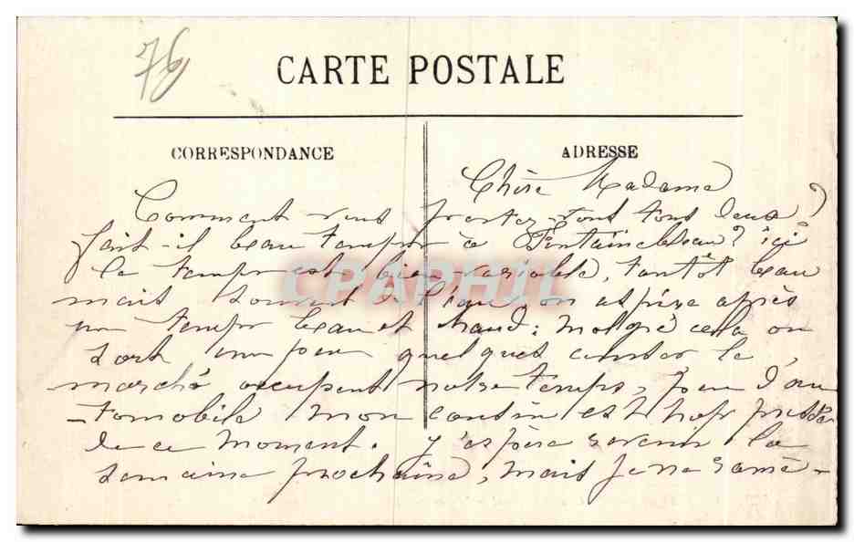 CPA Le Havre Le Grand Quai et le Musee Bateaux — Rückseite