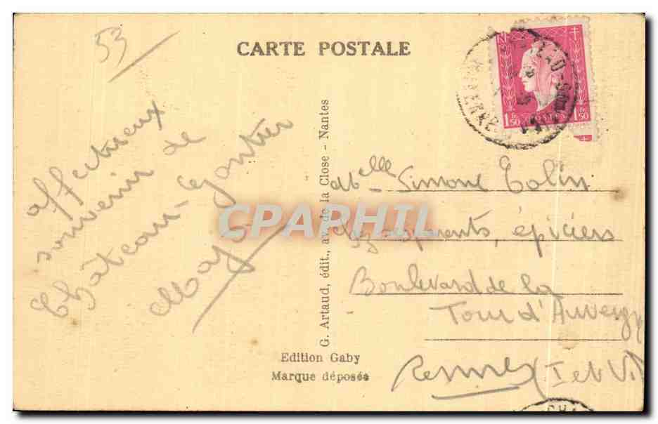 Château-Gaontier — L'Hôpital Saint-Julien et la Mayenne — Gaby — Reverso