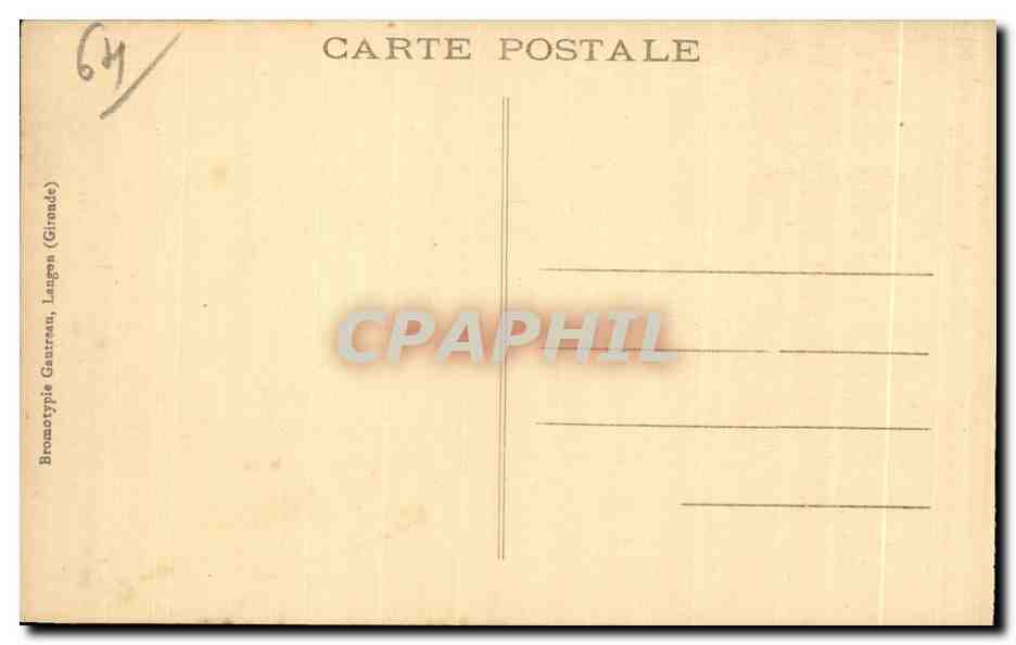 CPA La Cote basque Saint Jean de Luz La Maison Louis — Verso