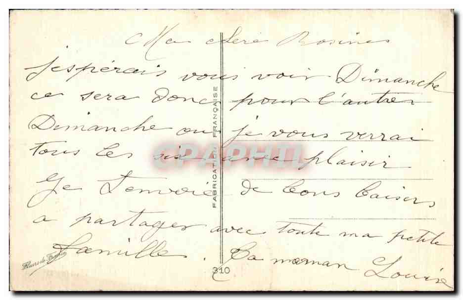 CPA Fantaisie Fleurs Heureux Anniversare — Rückseite