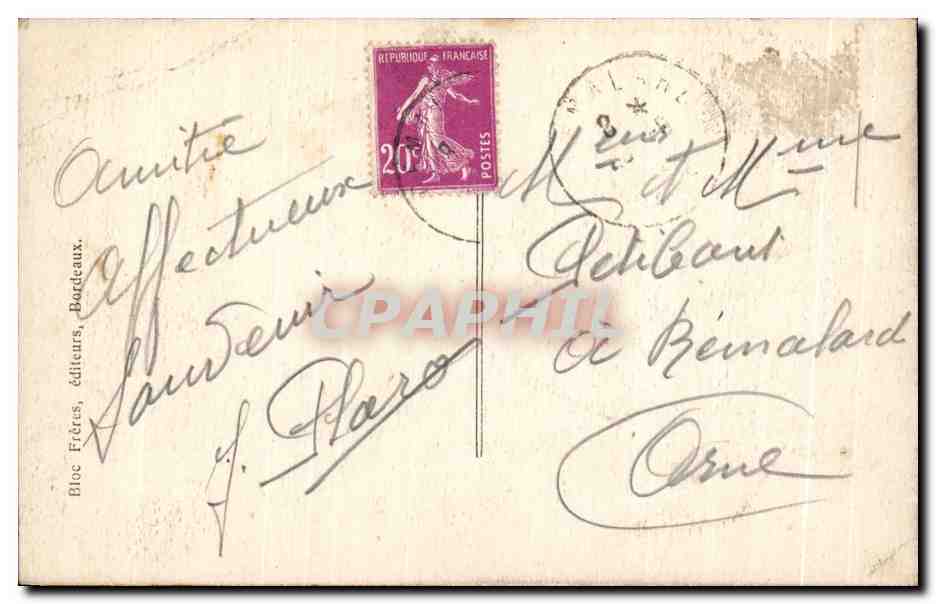CPA Le Col d Aspin Moutons au Paturage Moutons Sheep — Rückseite