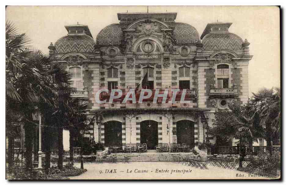 CPA Dax Le Casino Entree principale