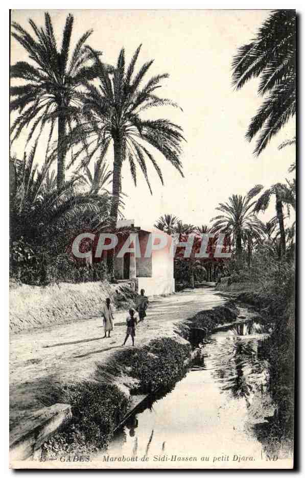 CPA Tunisie Gabes Marbout de Sidi Hassen au petit Djara