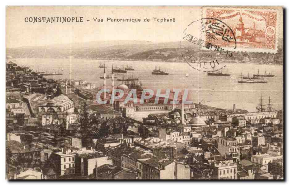 CPA Constantinople Vue Panoramique de Tephane Turkey Turquie