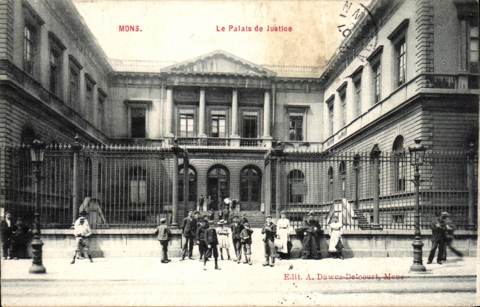 CPA Mons Le Palais de Justlce