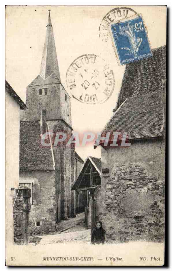 Mennetou-sur-Cher — Die Kirche — ND. Fotografie