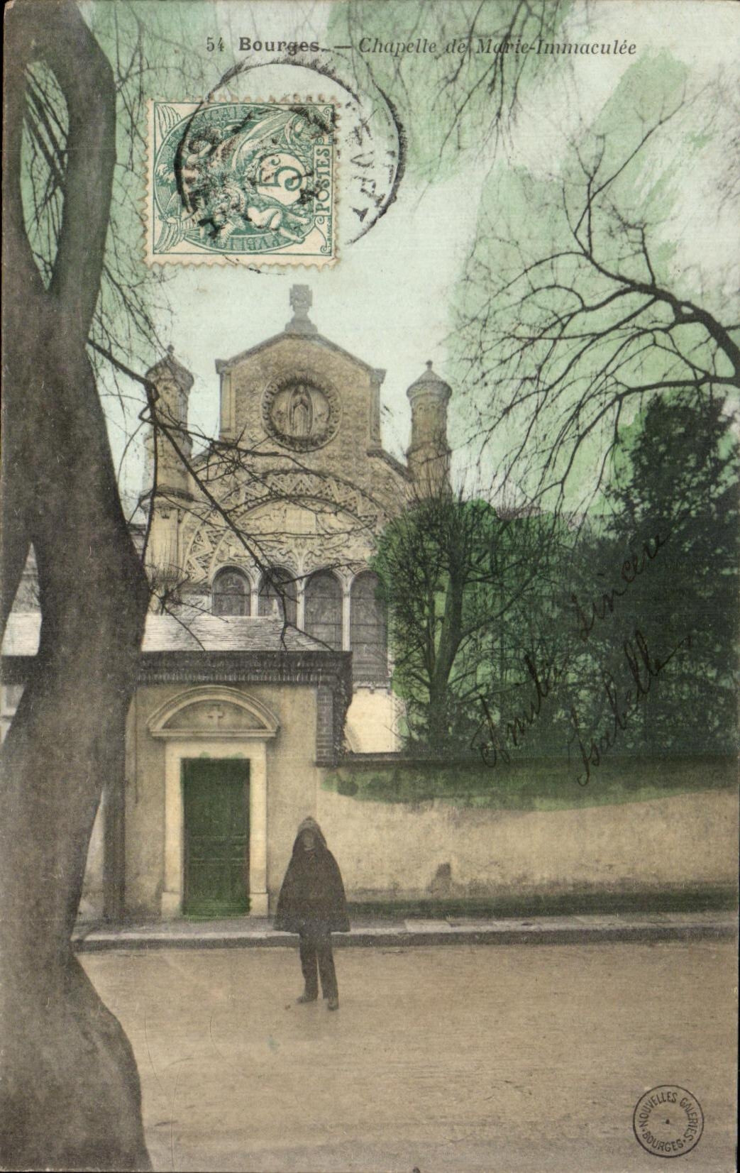 CPA Bourges Chapelle de Marte Imnaculee
