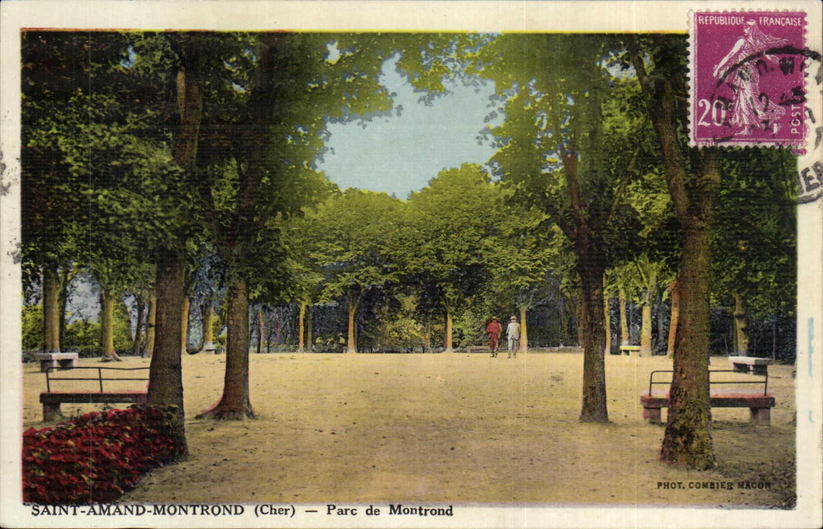 CPA Saint Amand Montrond Parc de Montrond