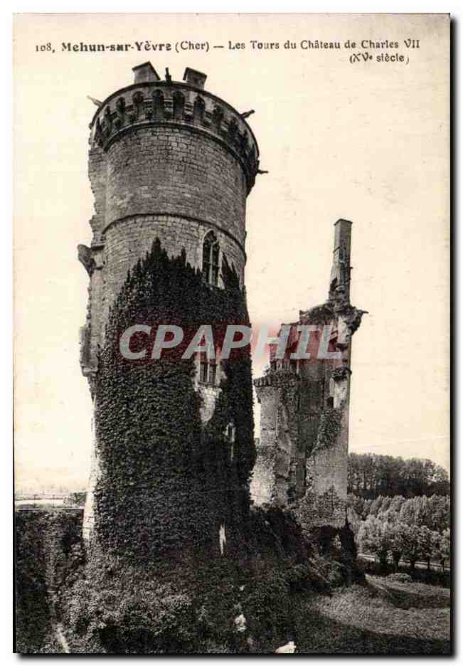 Mehun-sur-Yèvre (Cher) — Le Torri del Castello di Carlo VII (XVe secolo)