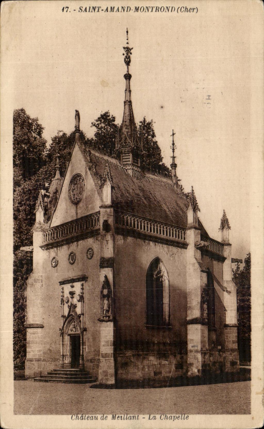 Saint-Amand-Montrond (Cher) — Château de Merillant - La Chapelle — Édition Poisson Monttrond