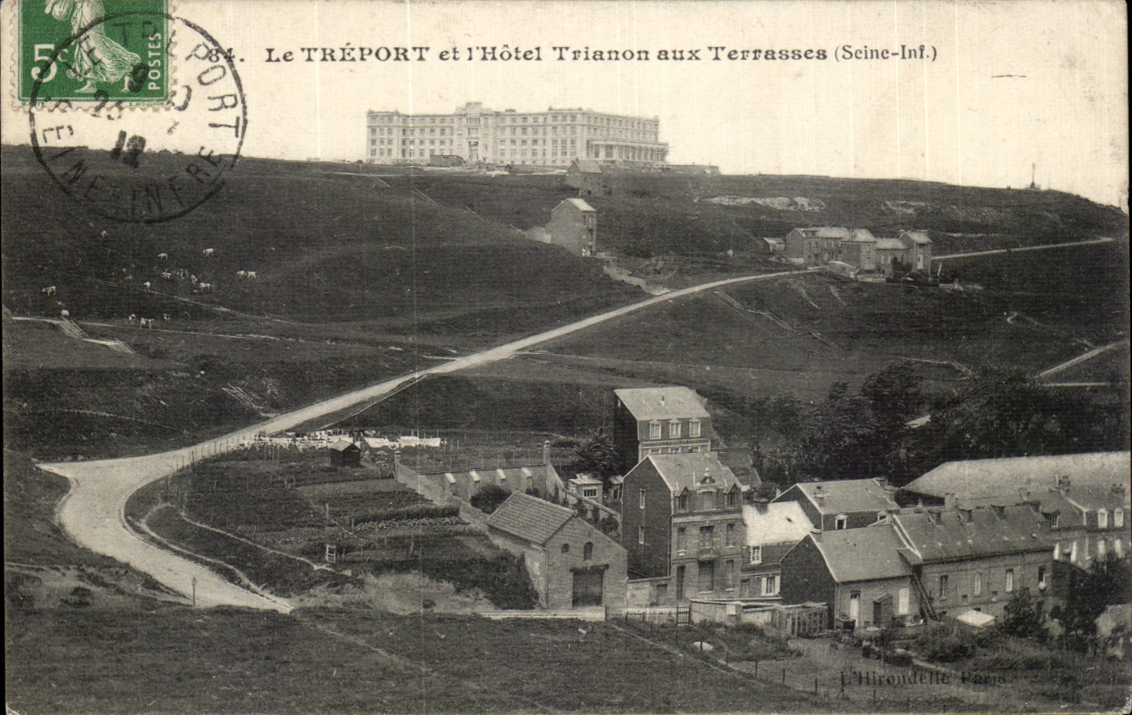 CPA Le Treport et I Hotel Trianon aux Terrasses