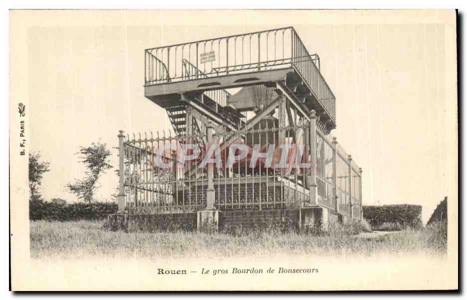CPA Rouen Le gros Bourdon de Bonsecours Cloche 