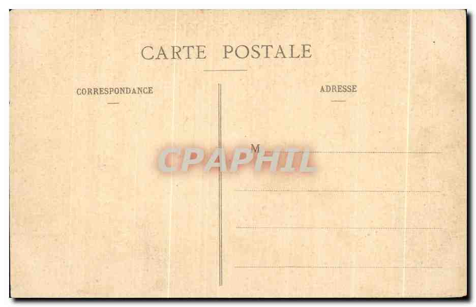 CPA Le Havre L Hotel Frascati — Rückseite