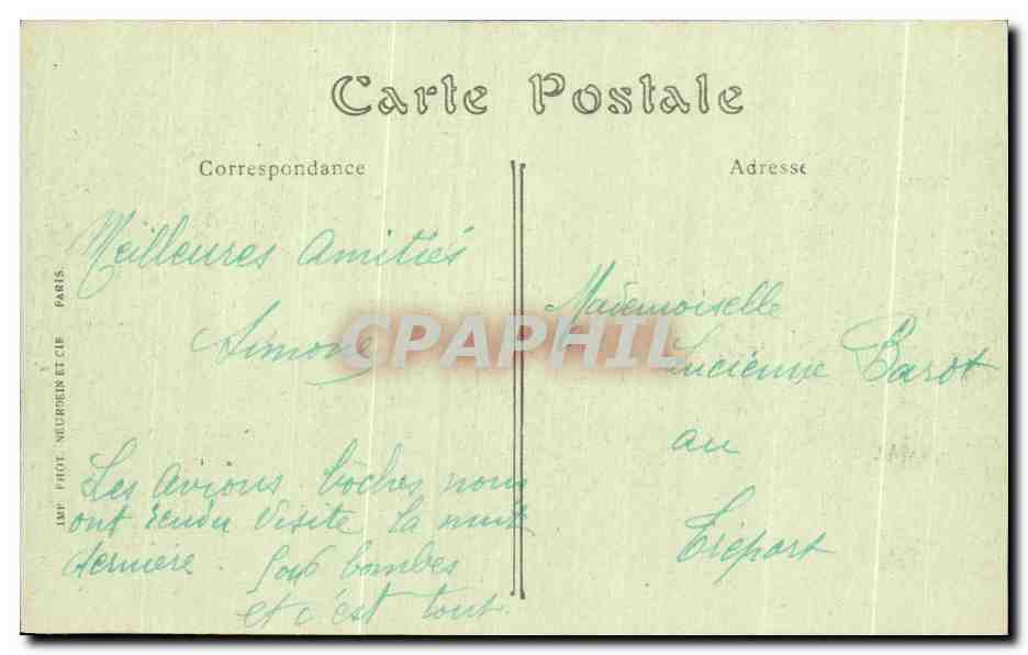 CPA Rouen Le Palais de Justice The Law Courls — Verso