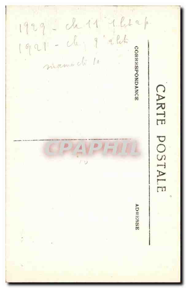CPA Dieppe Hotel des Etrangers — Rückseite