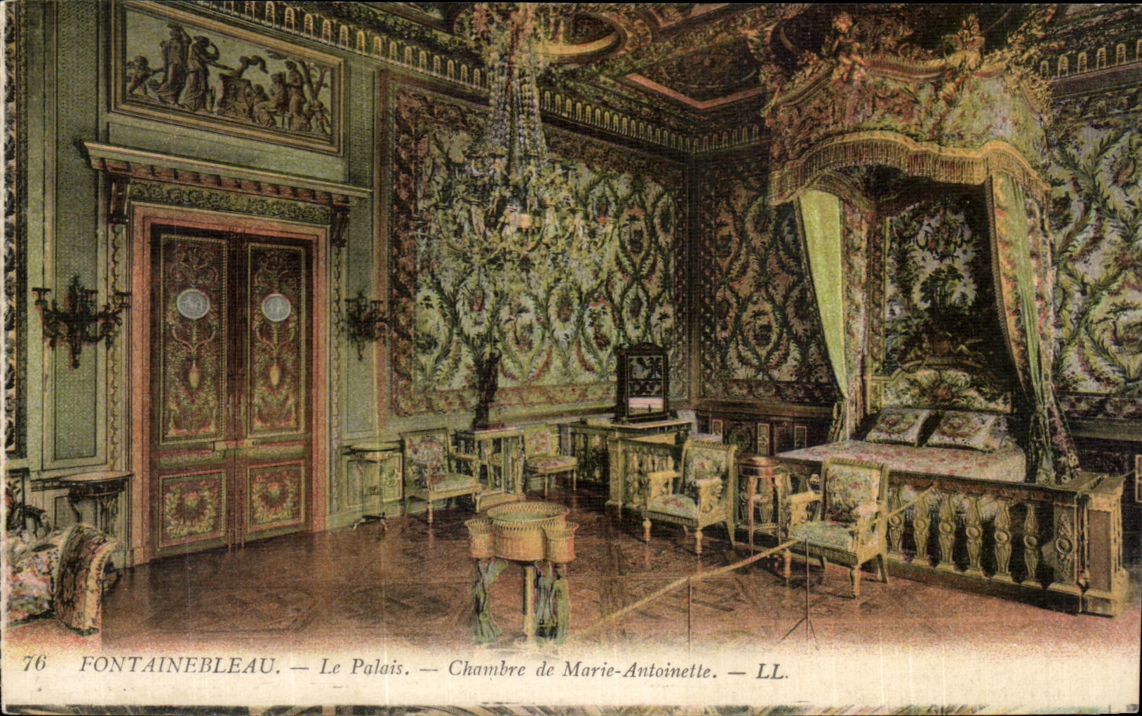 Fontainebleau — El Palacio — Habitación de Marie-Antoinette — LL. — n°76