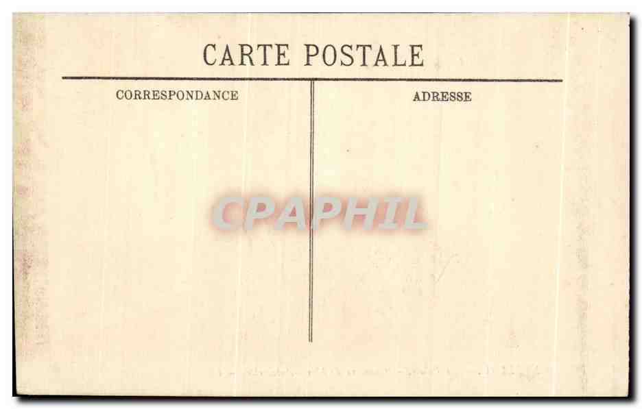 Fontainebleau — El Palacio — Habitación de Marie-Antoinette — LL. — n°76 — Reverso