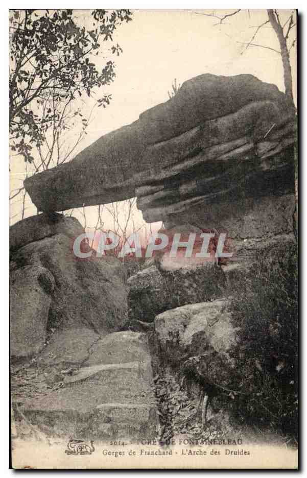 Gorges de Franchard - De Arche van de Druiden — Tore de Fontainebleau, n° 5014