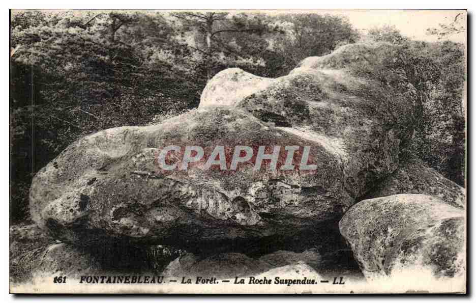 Fontainebleau — La Forêt — La Roche Suspendue — LL, n°161
