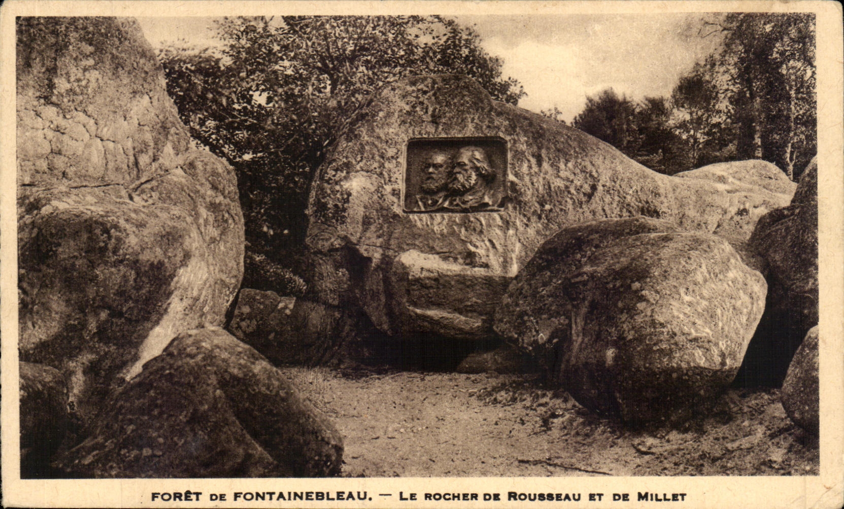 Bosque de Fontainebleau — El roquedal de Rousseau y Millet