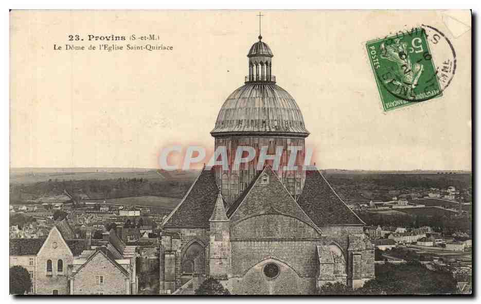 CPA Provins Le Dome de I Eglise Saint Quiriace