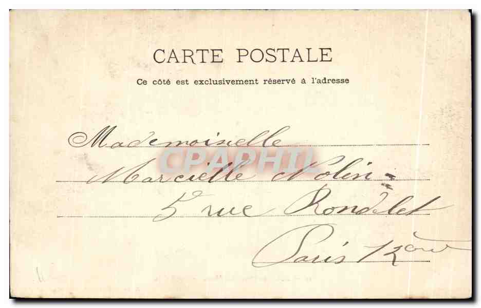 Fontainebleau-Barbizon — Il Bolide — A. Siron, fot.-edit., Barbizon (S.-e-M.) — Verso