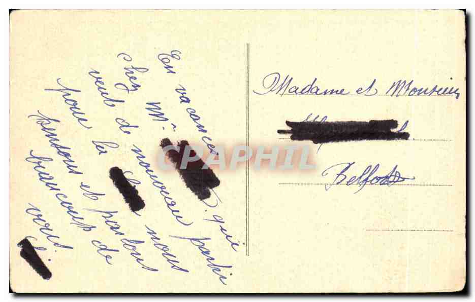 Fontainebleau — Il Palazzo — La Galleria Henri II — Editore non visibile — Verso