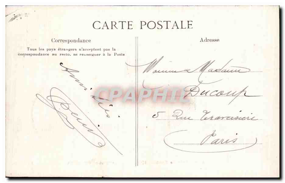 Parco di Fontainebleau — L'Étang e il suo Pavillon — Editore L. SIRON — Verso