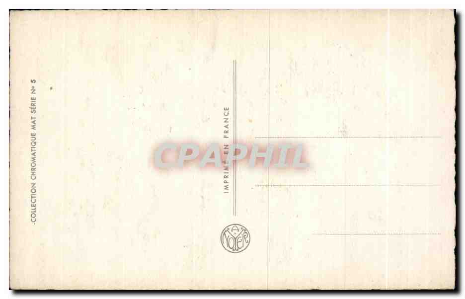 CPA Fleurs Plantes et Arbres — Verso