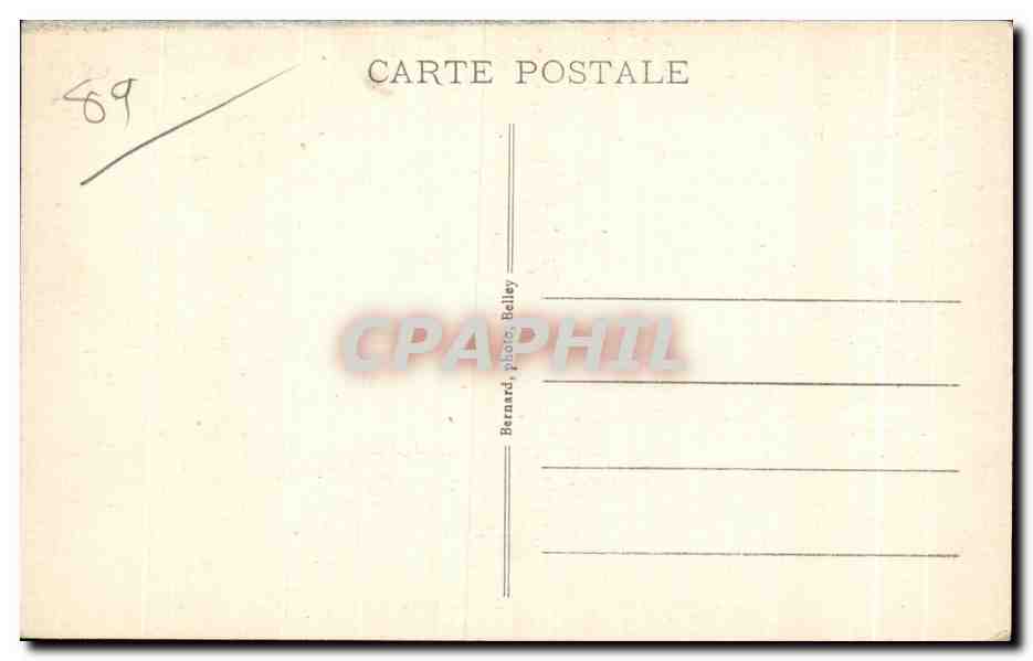 CPA Chateau d Ancy le Franc Chambre des Arts decoree a Fresques par le Primarice — Back