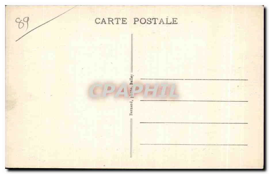 CPA Chateau d Ancy le Franc Chambre de Judith — Back