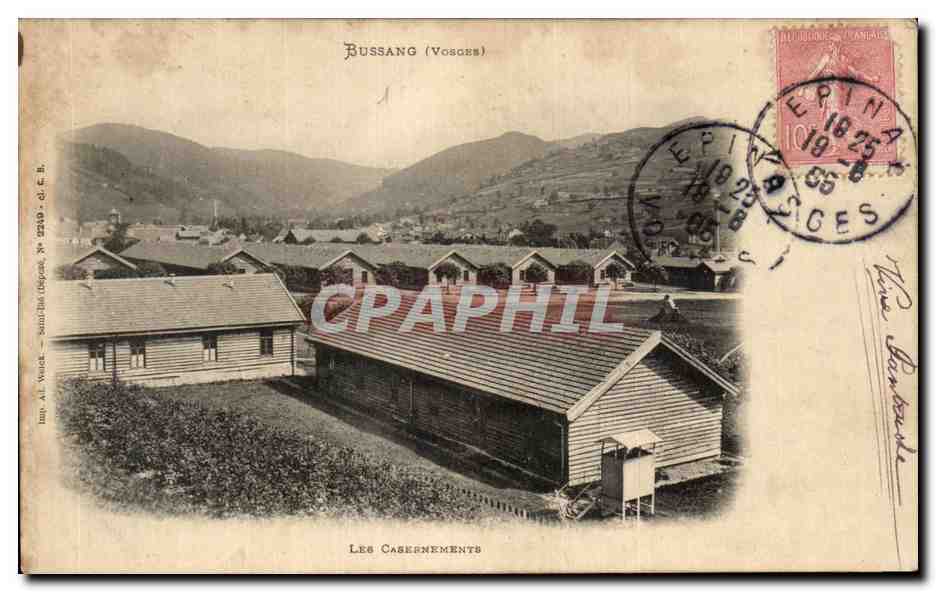 CPA Bussang Les Casernements Militaria 
