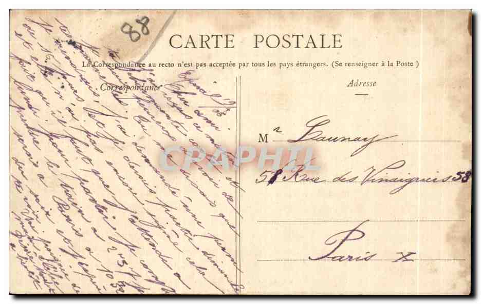 CPA Bussang Les Casernements Militaria  — Rückseite