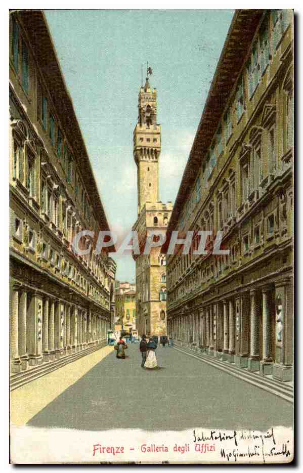 CPA Firenze Galleria degli Uffizi
