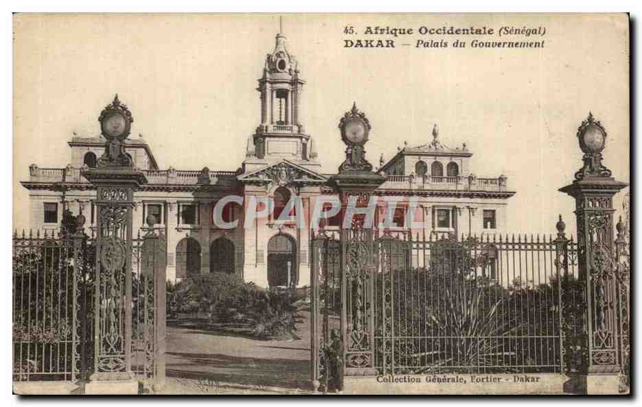 CPA Senegal Dakar Palais du Gouvernement Afrique Occidentale
