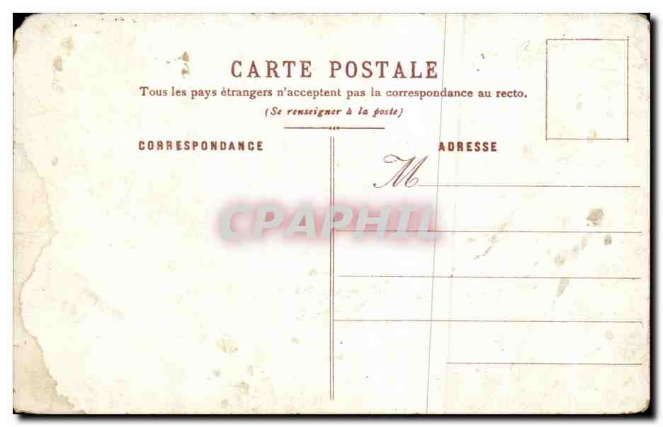 CPA Fantaisie Fleurs Roses La France — Verso