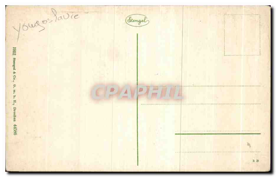 CPA Croatie Croatia Fiume Paiazzo del Governatore — Reverso