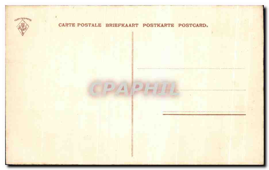 CPA Du Chattel Bateau Moulin Windmill — Verso