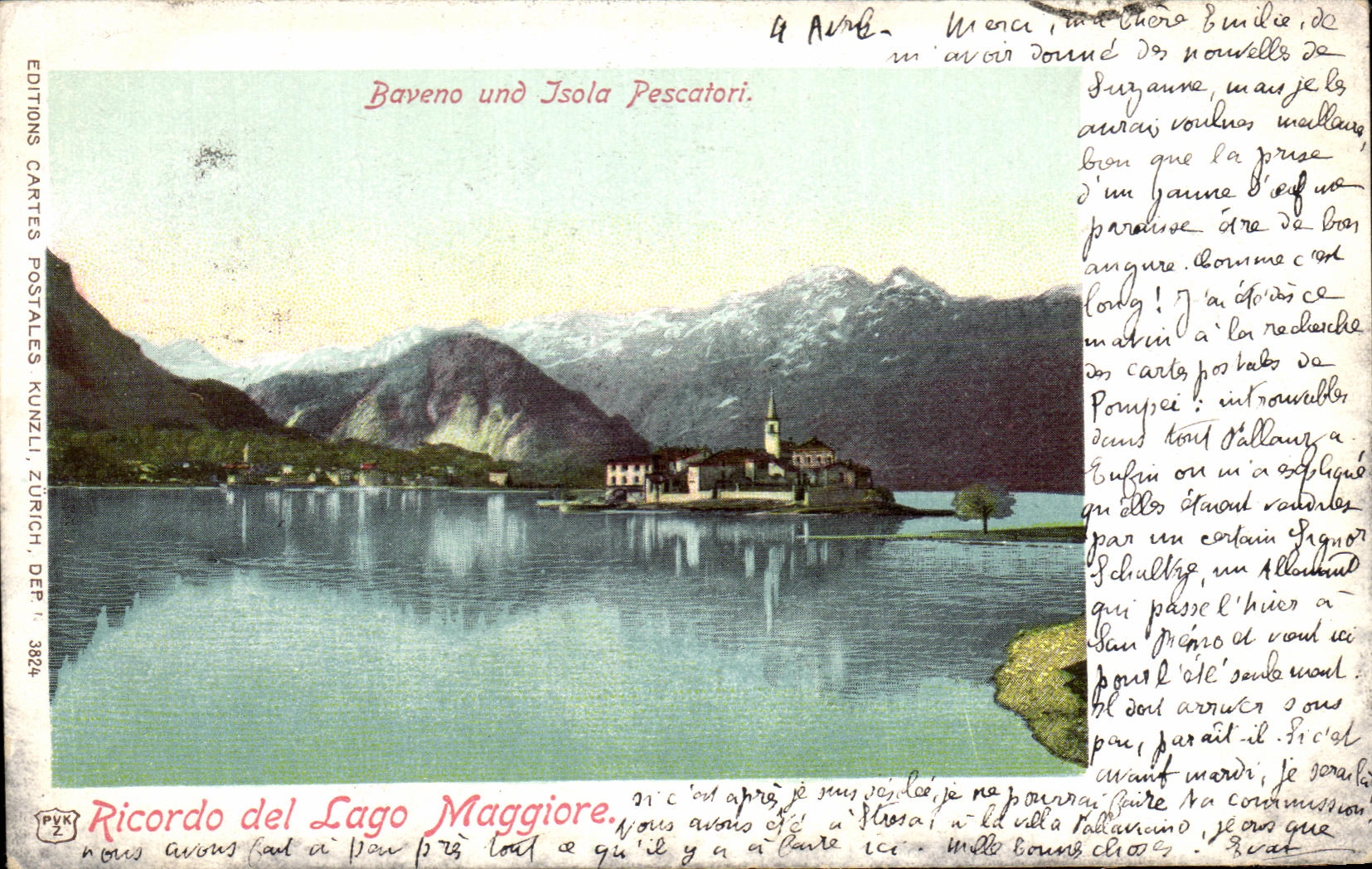 CPA Baveno und Isola Pescatori