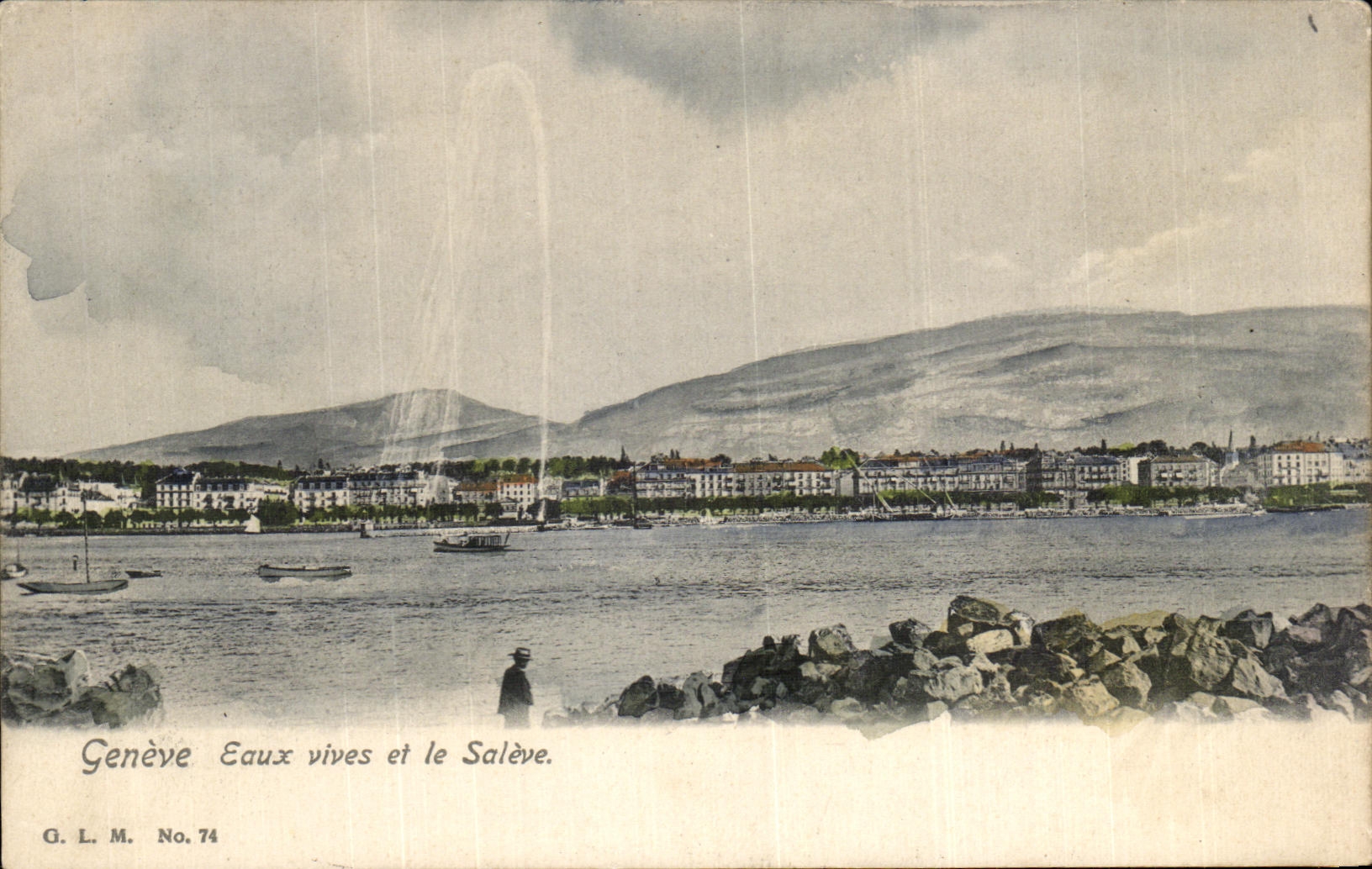 CPA Geneve eaux Vives et le Salere Suisse